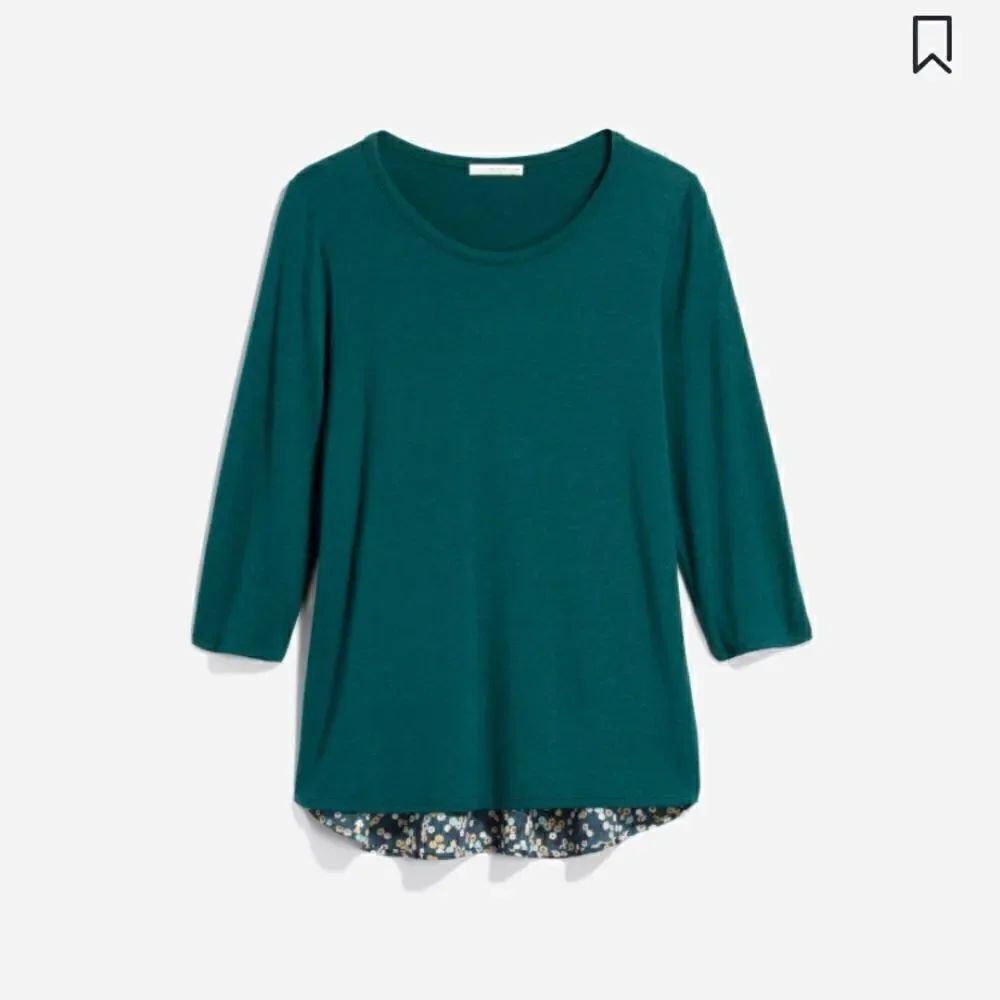 Le Lis Woven Back Knit Top